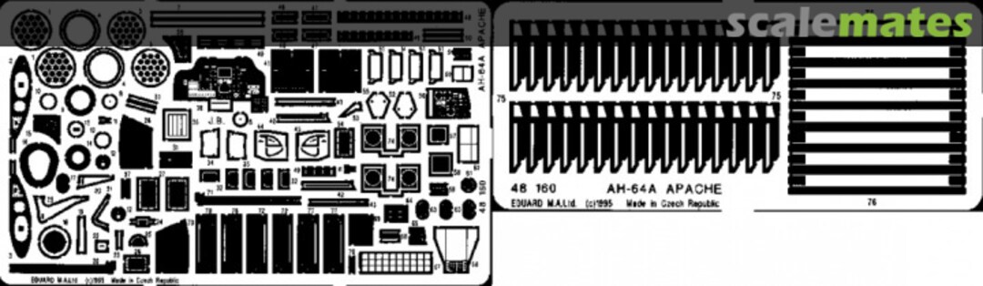 Boxart AH-64A Apache 48160 Eduard