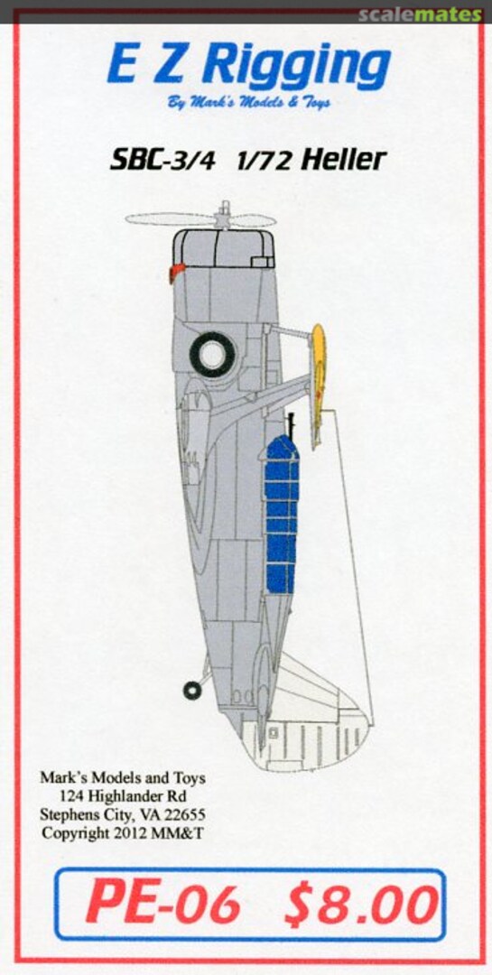 Boxart PE-06 SBC-3/4 Rigging and Bomb Racks PE-06 Starfighter Decals