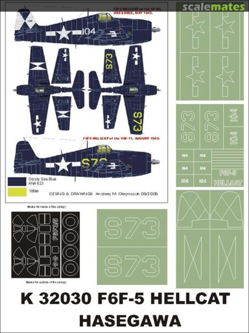 Boxart Grumman F6F-5 Hellcat K32030 Montex