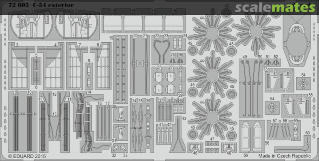 Boxart C-54 exterior 72605 Eduard