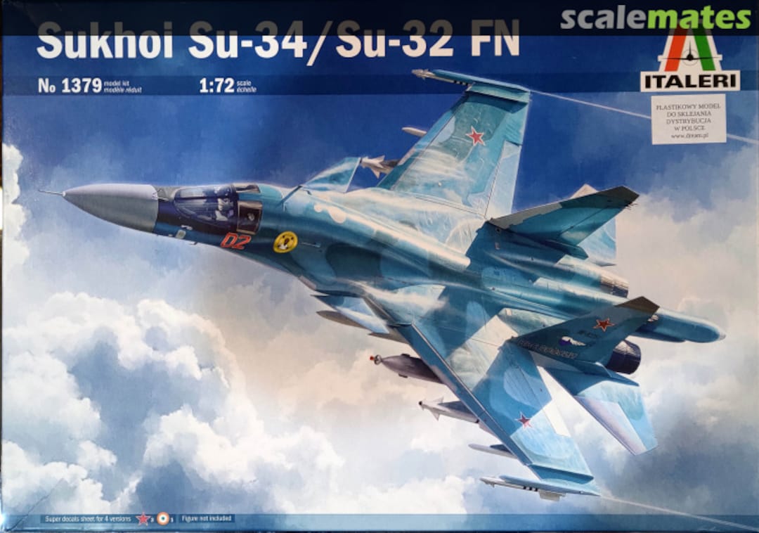 Boxart Sukhoi Su-34/Su-32 FN 1379 Italeri