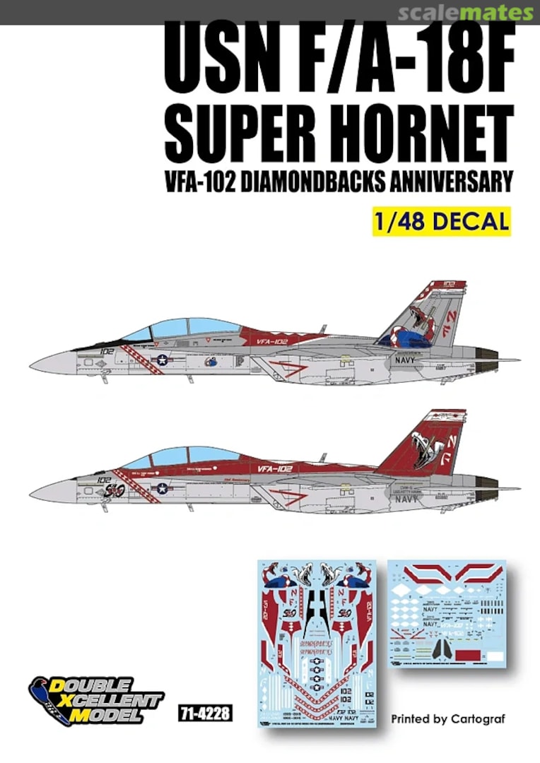 Boxart USN F/A-18F Super Hornet 71-4228 DXM Decals