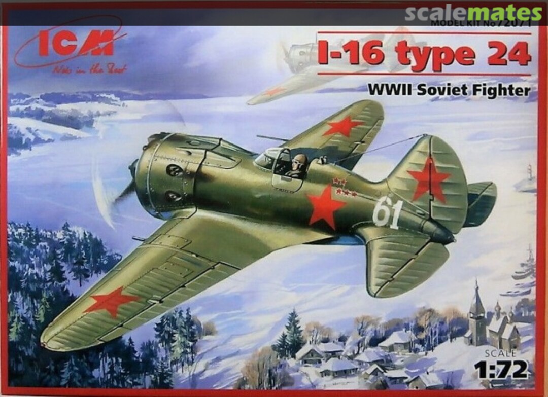 Boxart I-16 type 24 72071 ICM