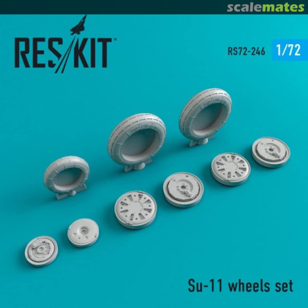 Boxart Su-11 wheels set RS72-0246 ResKit