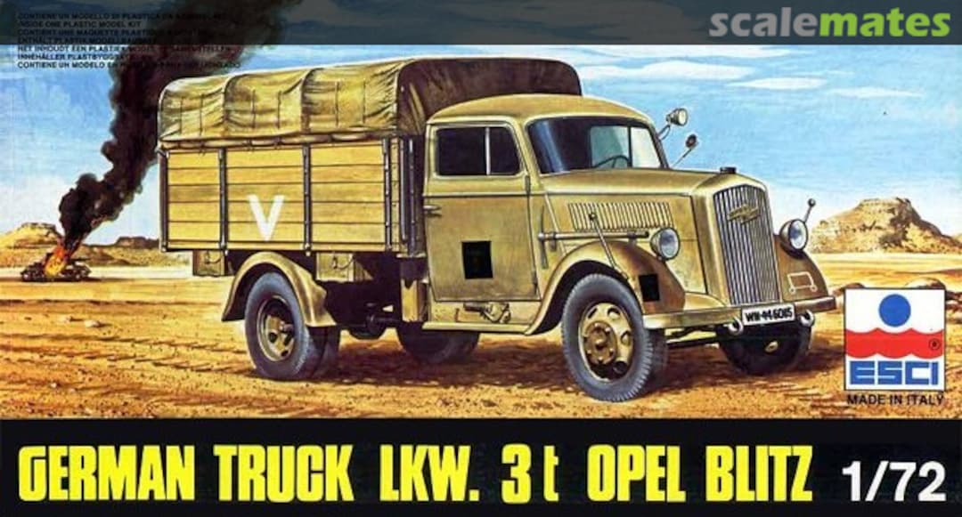 Boxart LKW 3 ton Opel Blitz 8007 ESCI