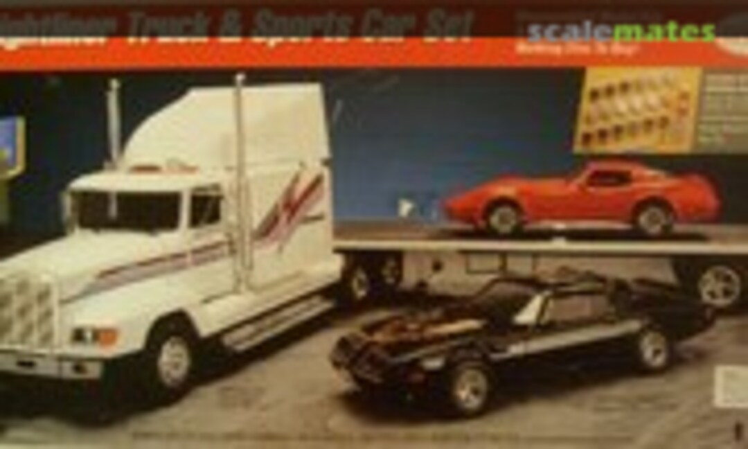 1:24 Freightliner Truck &amp; Sports Car Set (Testors 4089)