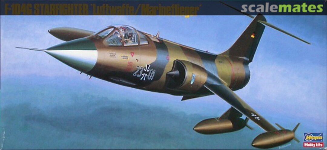 Boxart F-104G Starfighter 'Luftwaffe/Marineflieger' 01002 Hasegawa