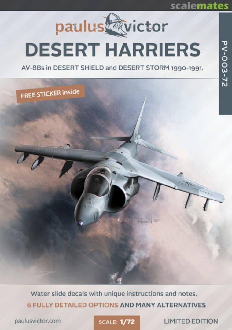 Boxart Desert Harriers PV-003-72 PaulusVictor