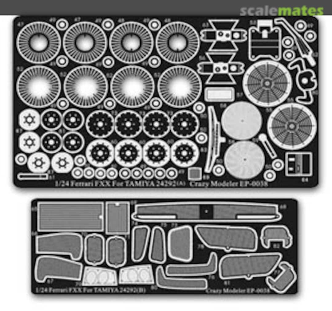 Boxart Ferrari FXX - upgrade set EP0038 Crazy Modeler