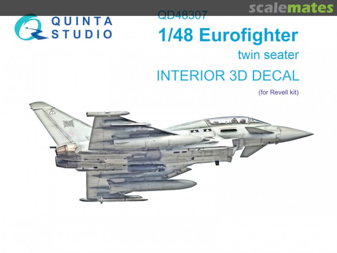 Boxart Eurofighter Twin Seater interior 3D decals QD48307 Quinta Studio