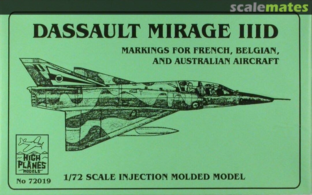 Boxart Dassault Mirage IIID 72019 High Planes Models