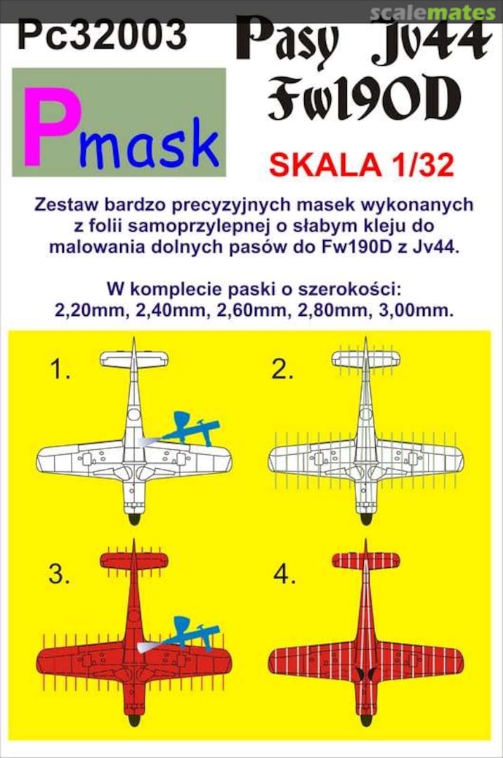 Boxart Fw190D JV44 PC32003 Pmask