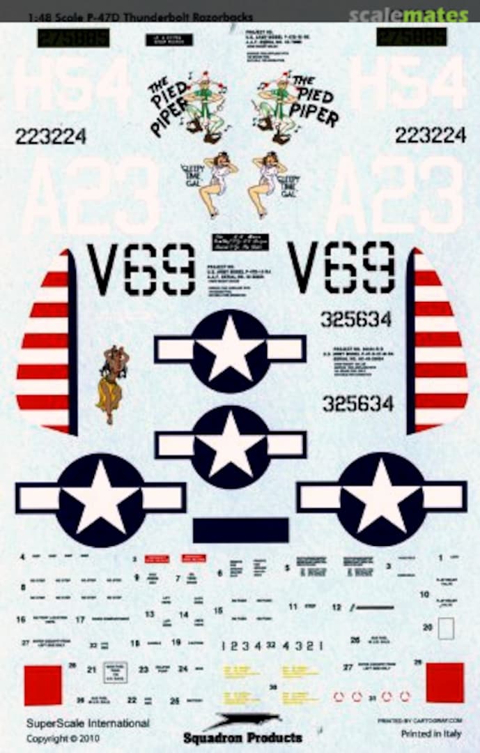Boxart P-47D Thunderbolt MS481235 SuperScale International