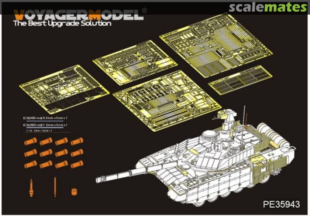 Boxart Modern Russian T-90MS Mod2013 MBT basic PE35943 Voyager Model