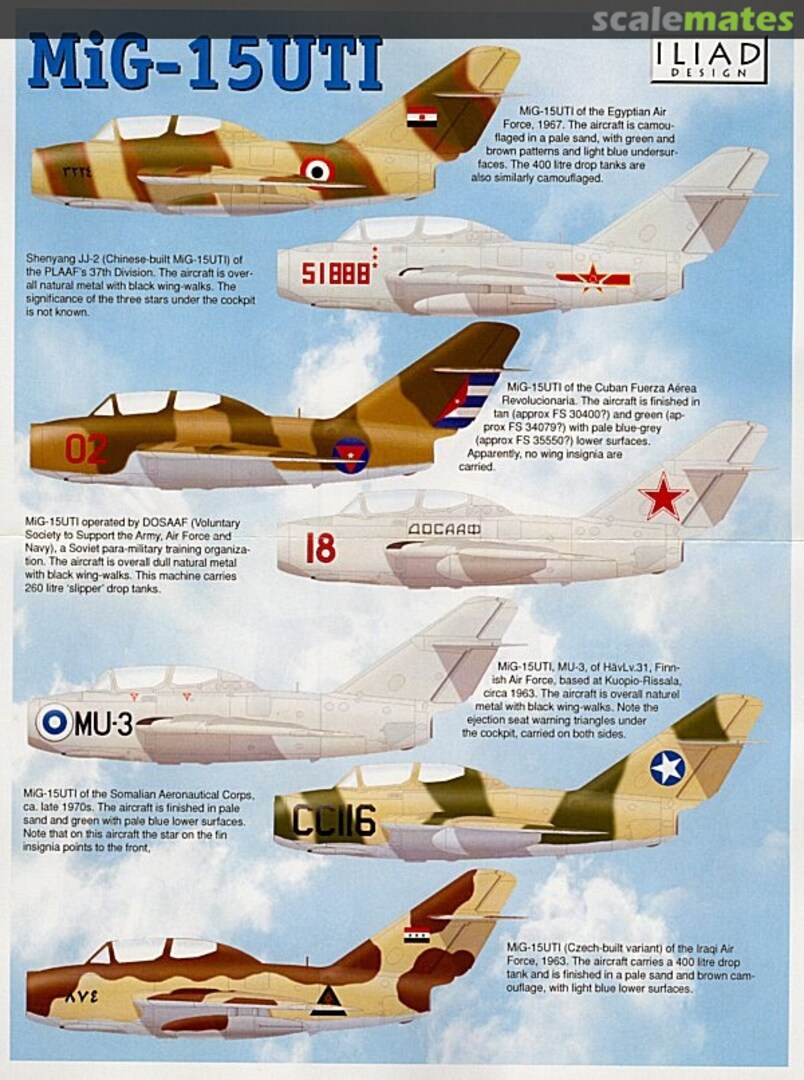 Contents Mig-15 UTI 48012 Iliad Design