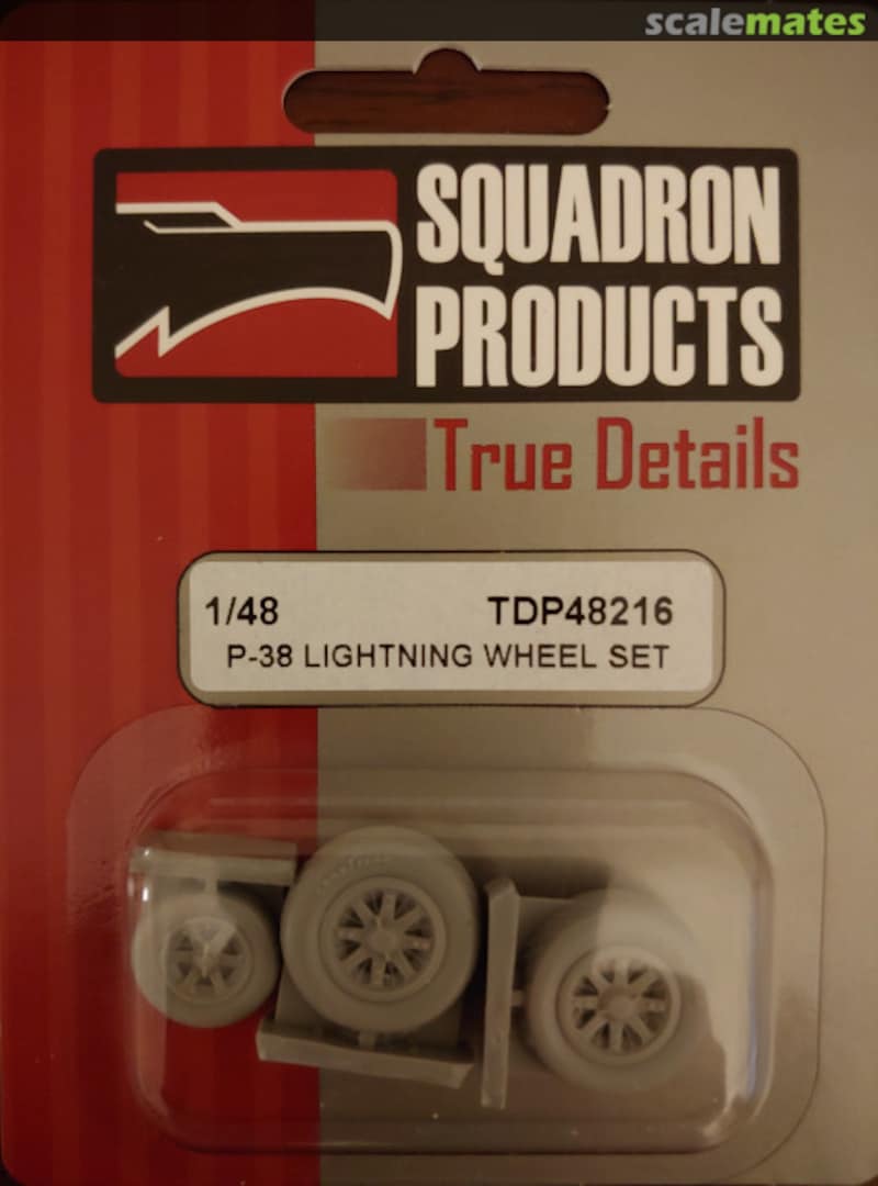 Boxart P-38 LIGHTNING WHEEL SET TDP48216 True Details