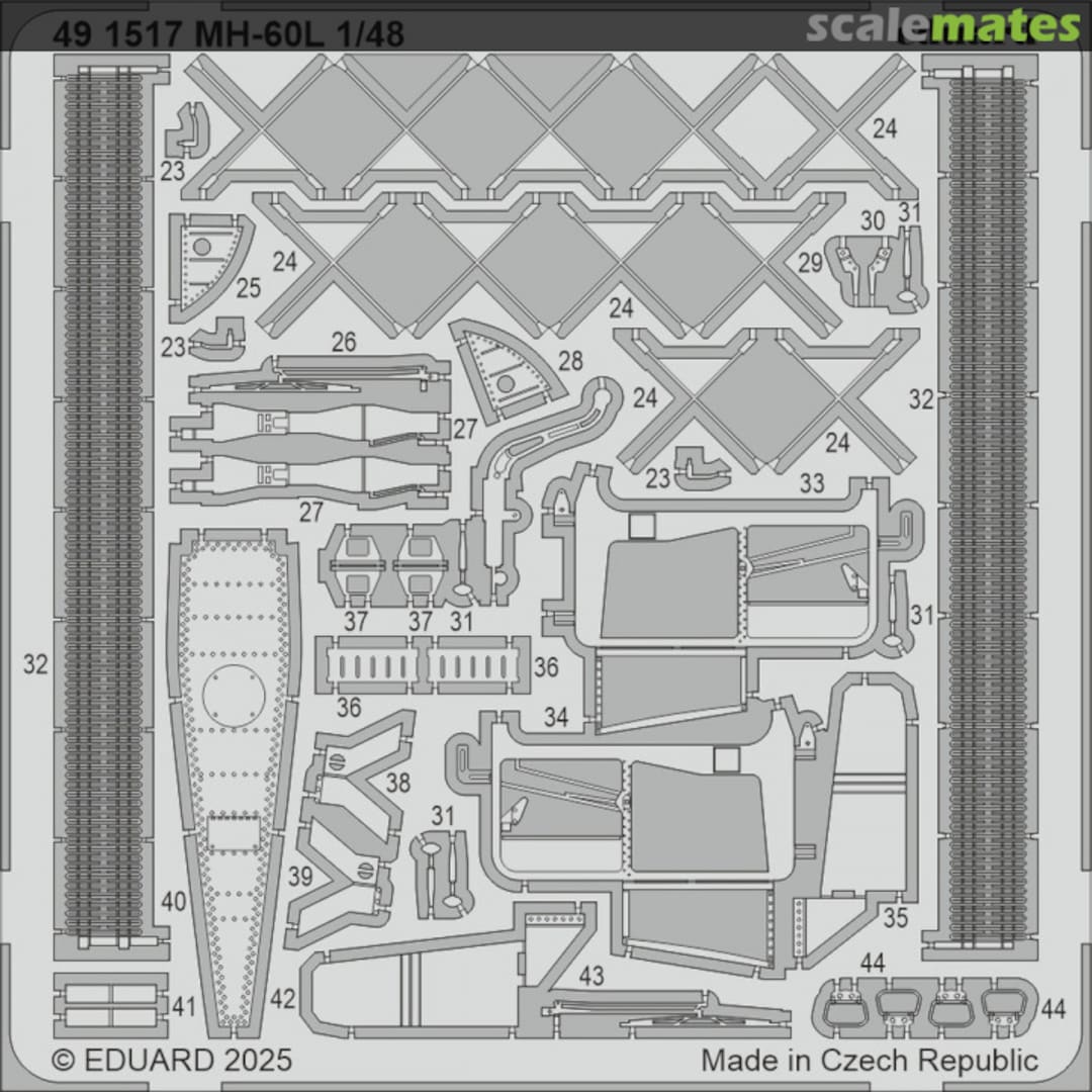 Boxart MH-60L detail set 491517 Eduard