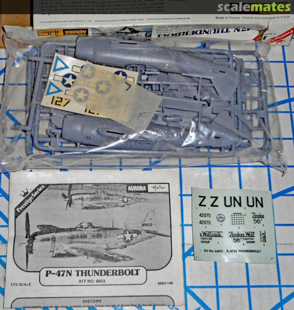 Contents P-47N Thunderbolt 6603 Aurora Heller