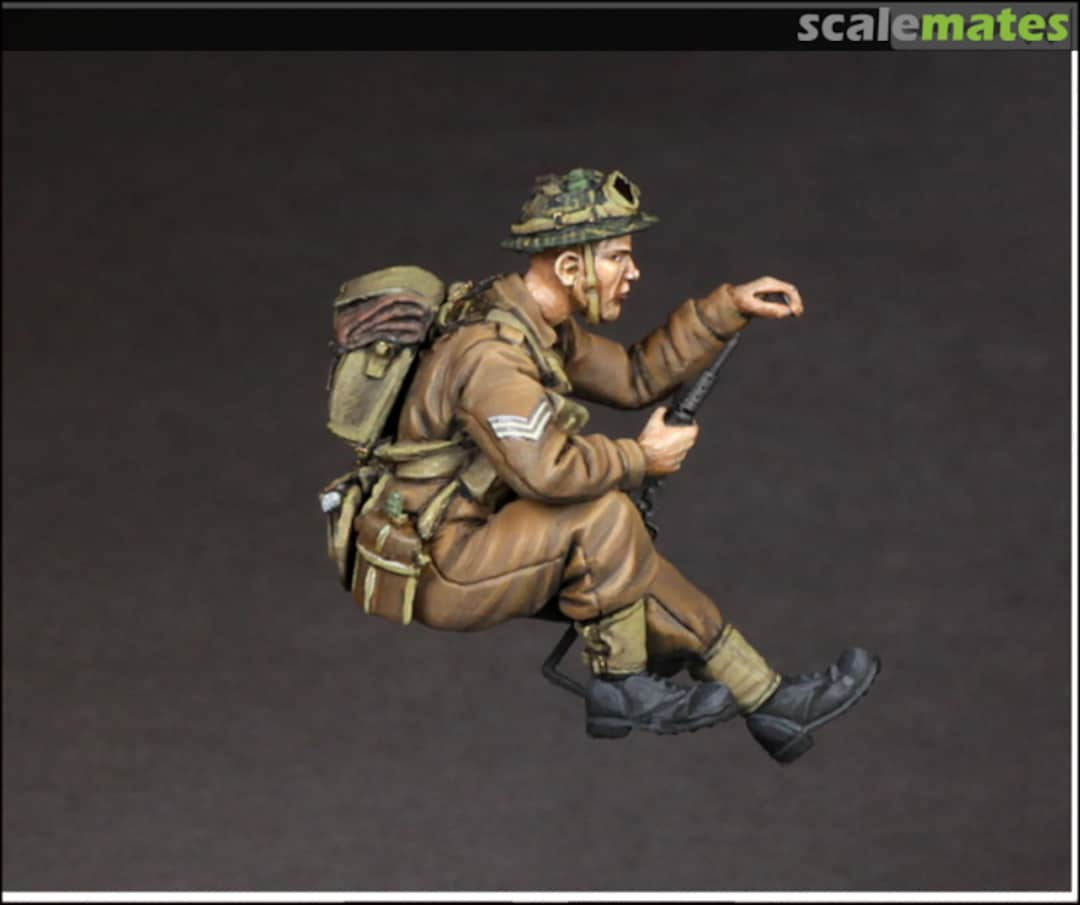 Boxart British corporal for Universal Carrier. 35145 SOGA Miniatures