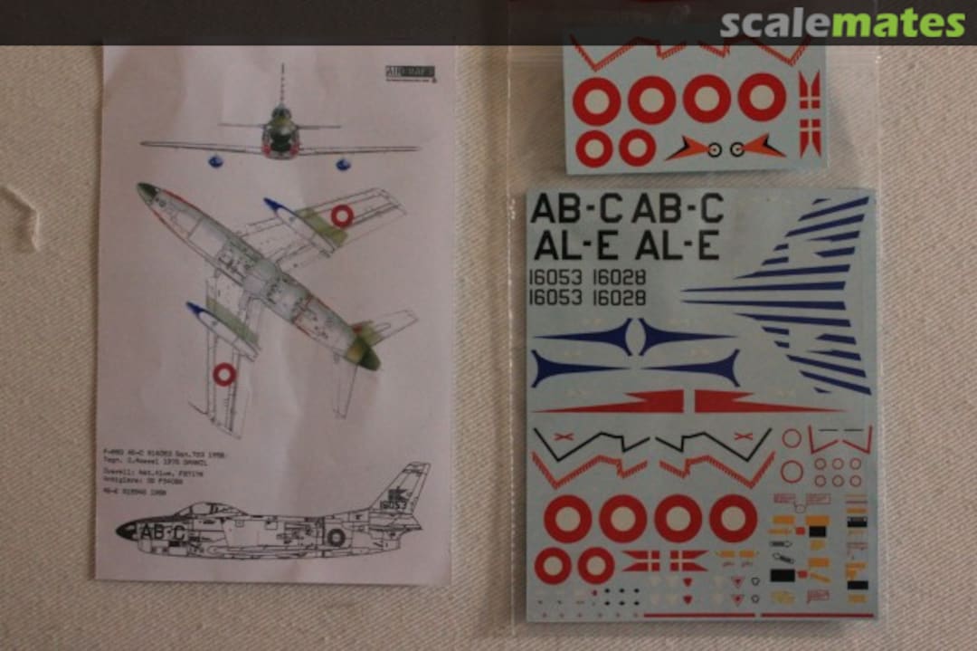 Boxart RDAF, F-86D Sabre Dog, 1958-1960 072161 Stoppel Decals