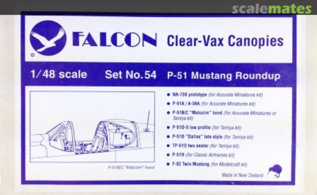 Boxart P-51 Mustang Roundup No.54 Falcon