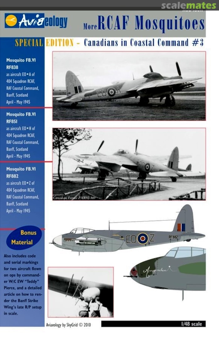 Boxart More RCAF Mosquitoes AOD48011 Aviaeology