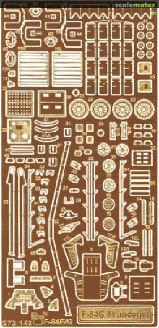 Boxart F-84E/G Thunderjet S72-143 Part