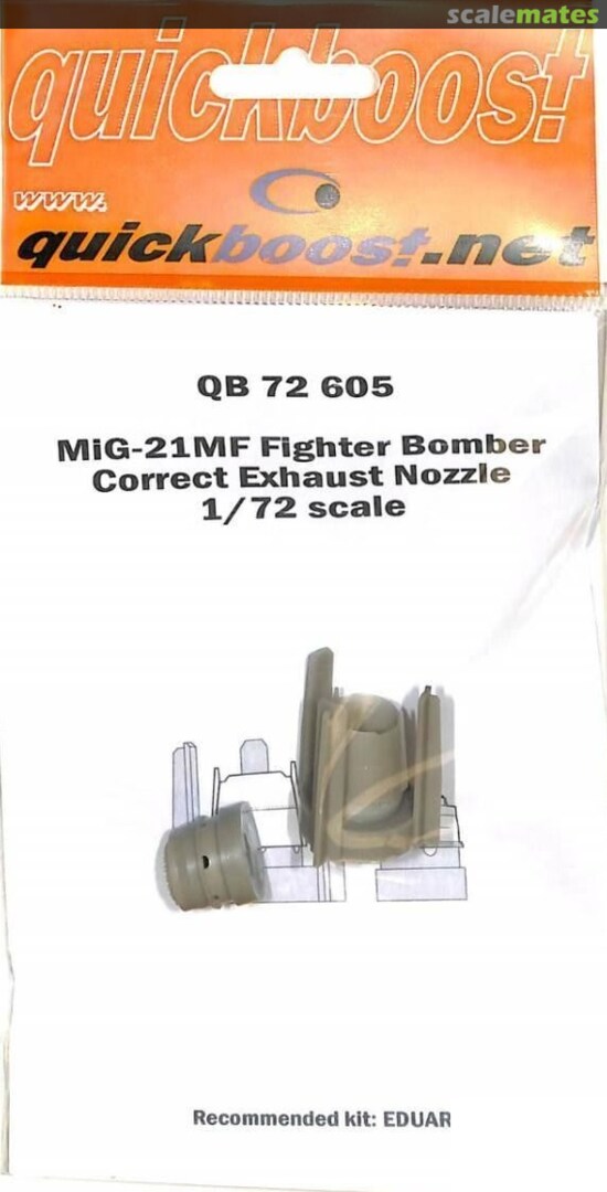 Boxart MiG-21MF Fishbed - Correct Exhaust Nozzle QB 72 605 Quickboost