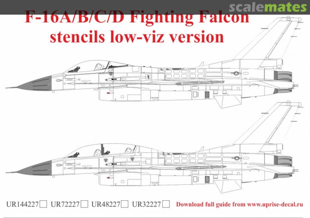 Boxart F-16A/B/C/D Fighting Falcon UR32227 UpRise