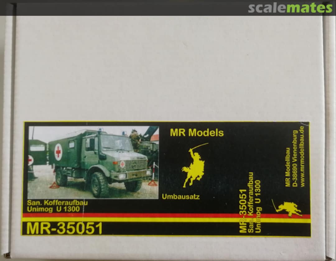 Boxart Unimog U1300L Ambulance MR-35051 MR Modellbau