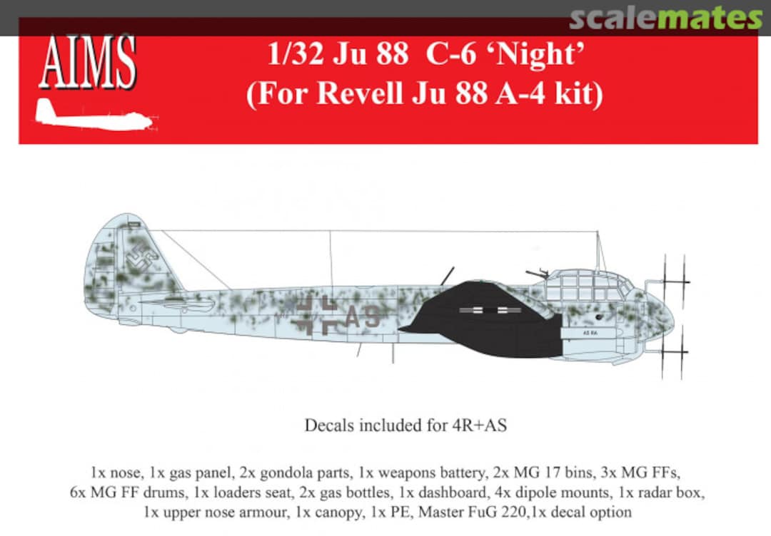 Boxart Ju 88 C-6 'Night' Conversion (revised) Ju 88 C-6 NF AIMS