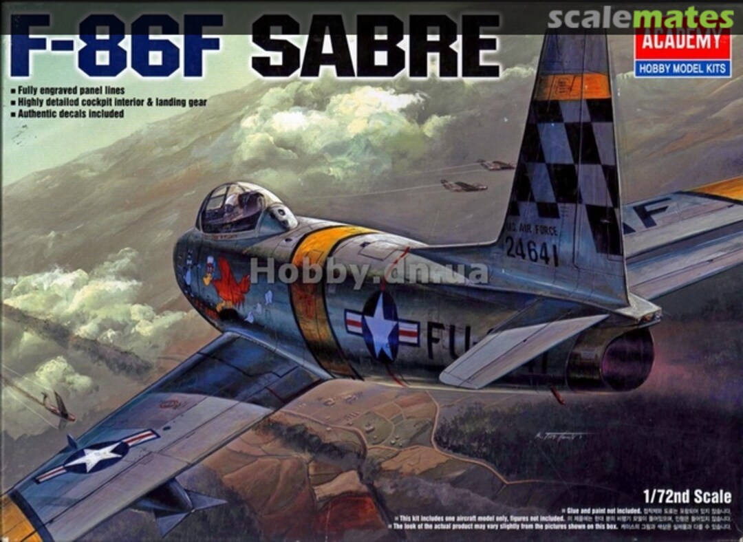 Boxart F-86F Sabre 12449 Academy