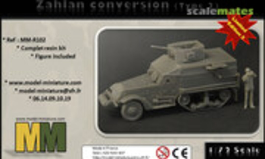 1:72 Halftrack Zahlan conversion, Variante 2 (Model Miniature MM-R102)