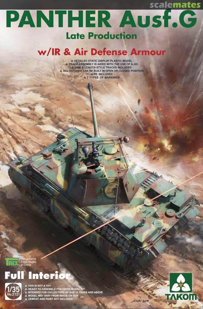 Boxart PANTHER Ausf. G 2121 Takom