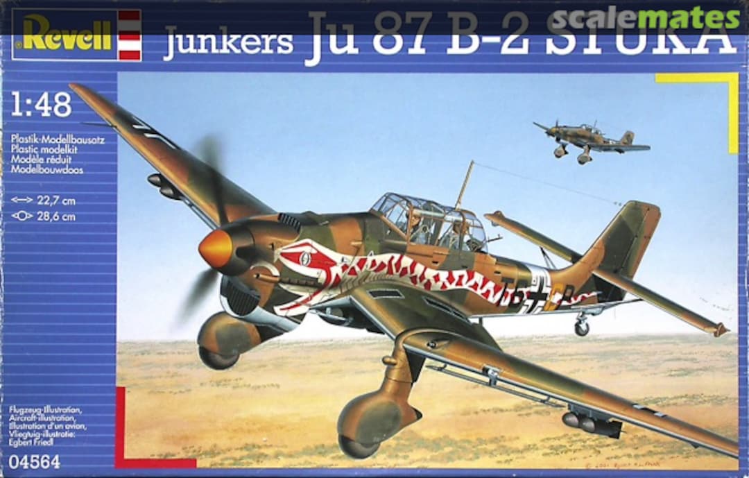 Boxart Junkers Ju 87 B-2 Stuka 04564 Revell