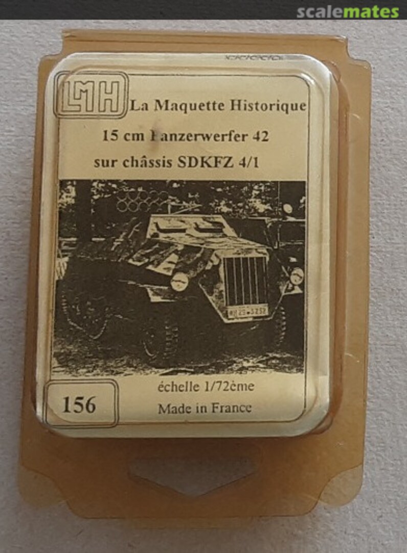 Boxart 15 cm Panzerwerfer 42 sur chassis SDKFZ 4/1 156 La Maquette Historique