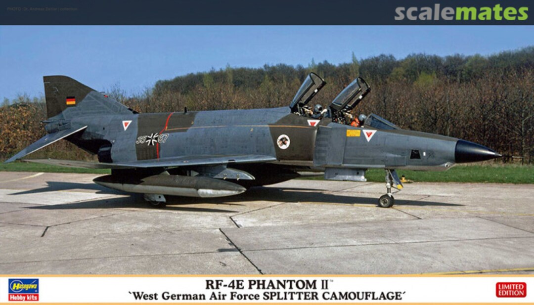 Boxart RF-4E Phantom II `West German Air Force Splitter Camouflage´ 02445 Hasegawa