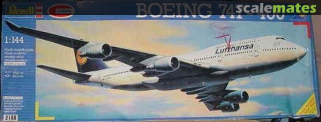 Boxart Boeing 747-400 Lufthansa 2188 Revell/Lodela