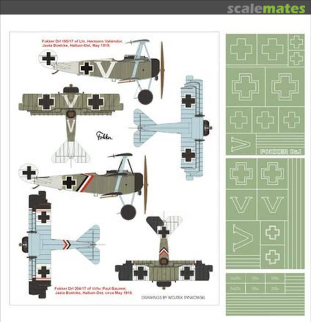 Boxart Fokker Dr.I (2) K32042 Montex