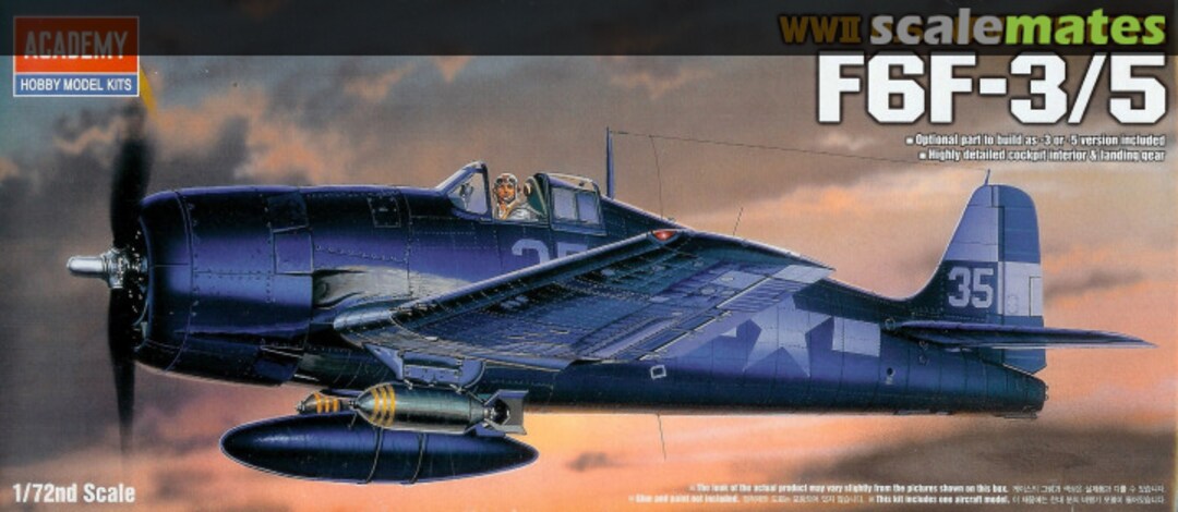 Boxart F6F-3/5 12481 Academy