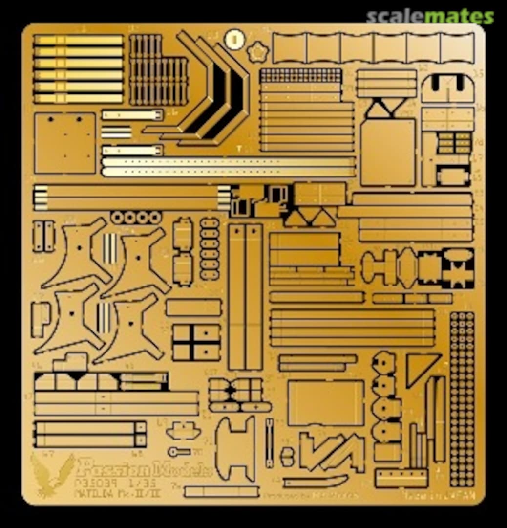 Boxart Matilda Mk.II/III Photo-Etched Parts Set P35-039 Passion Models