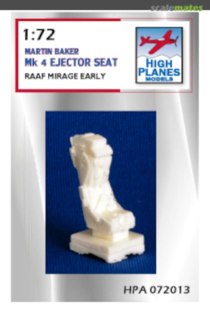 Boxart Martin Baker Mk 4 ejector seat HPA072013 High Planes Models