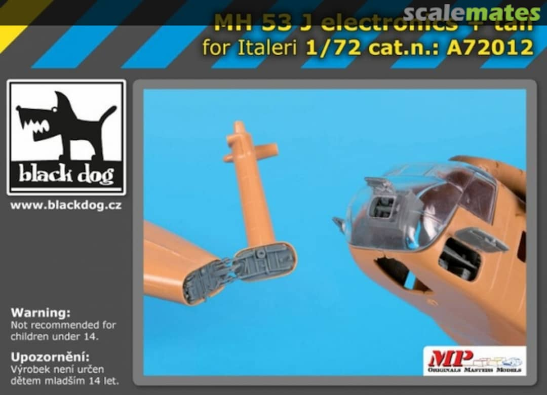 Boxart MH-53J electronics + tail A72012 Black Dog