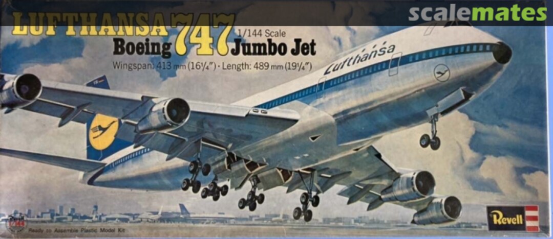 Boxart Boeing 747 Jumbo Jet H-175 Revell/Takara