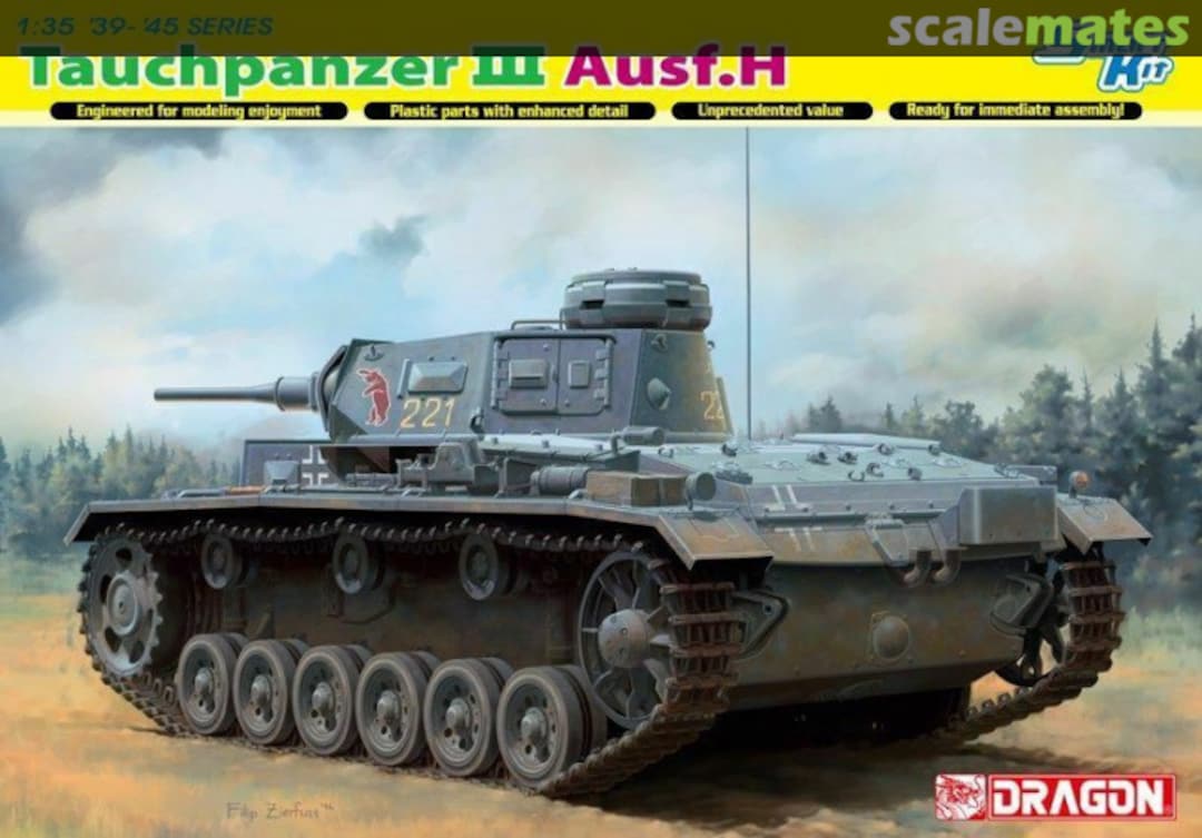 Boxart Tauchpanzer III Ausf. H 6775 Dragon