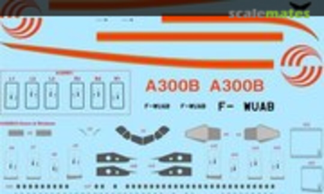 1:144 Airbus Prototype A300/B1/B6 F-WAUB (26 Decals 144-530)