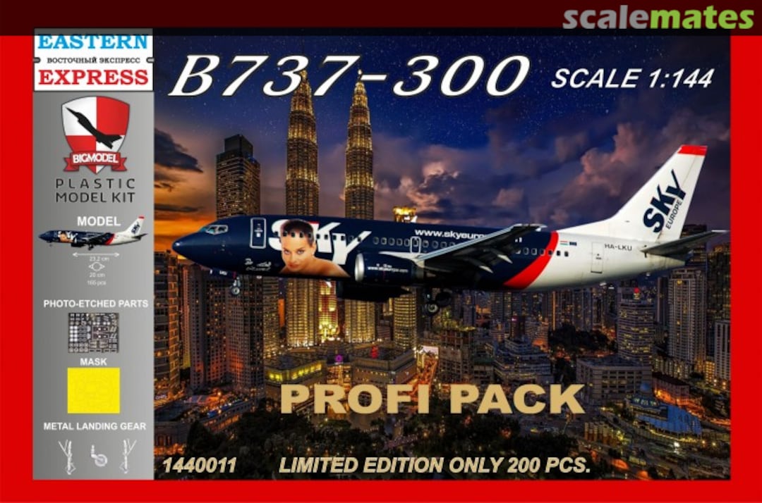 Boxart B737-300 SKY Europe 1440011 Eastern Express