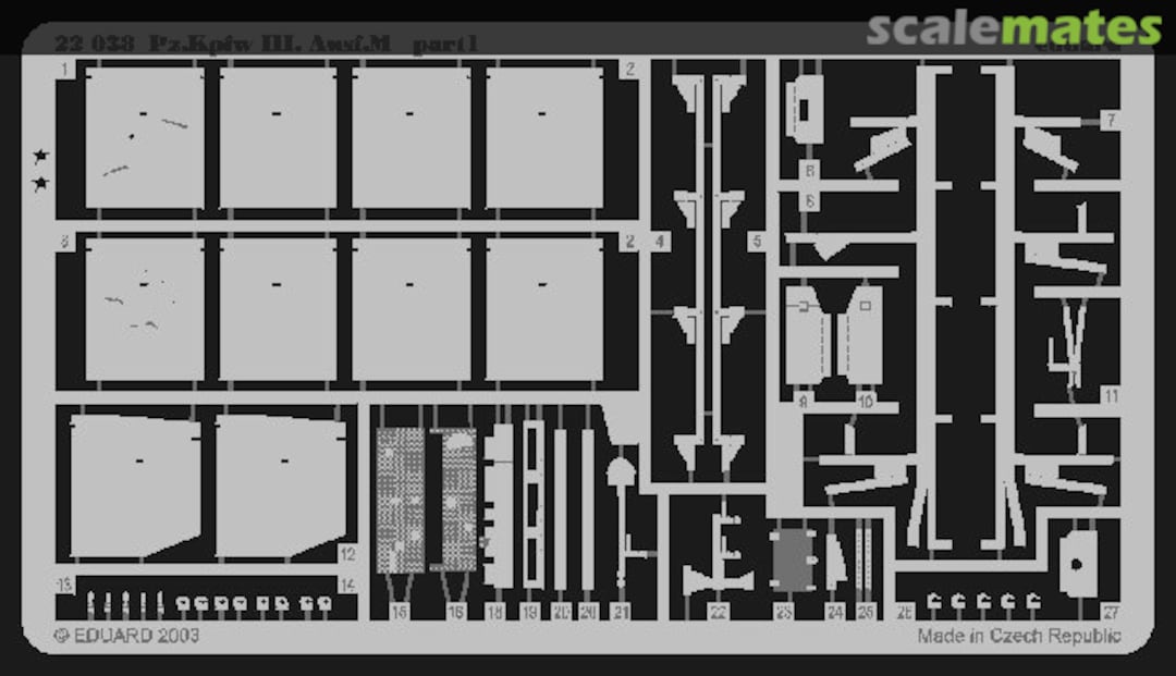 Boxart Pz.III Ausf.M 22038 Eduard