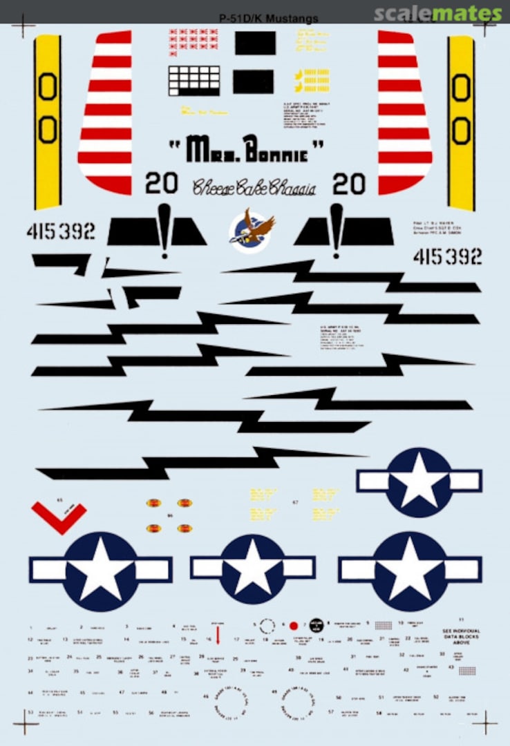 Boxart P-51D/K Mustangs 48-0615 SuperScale International