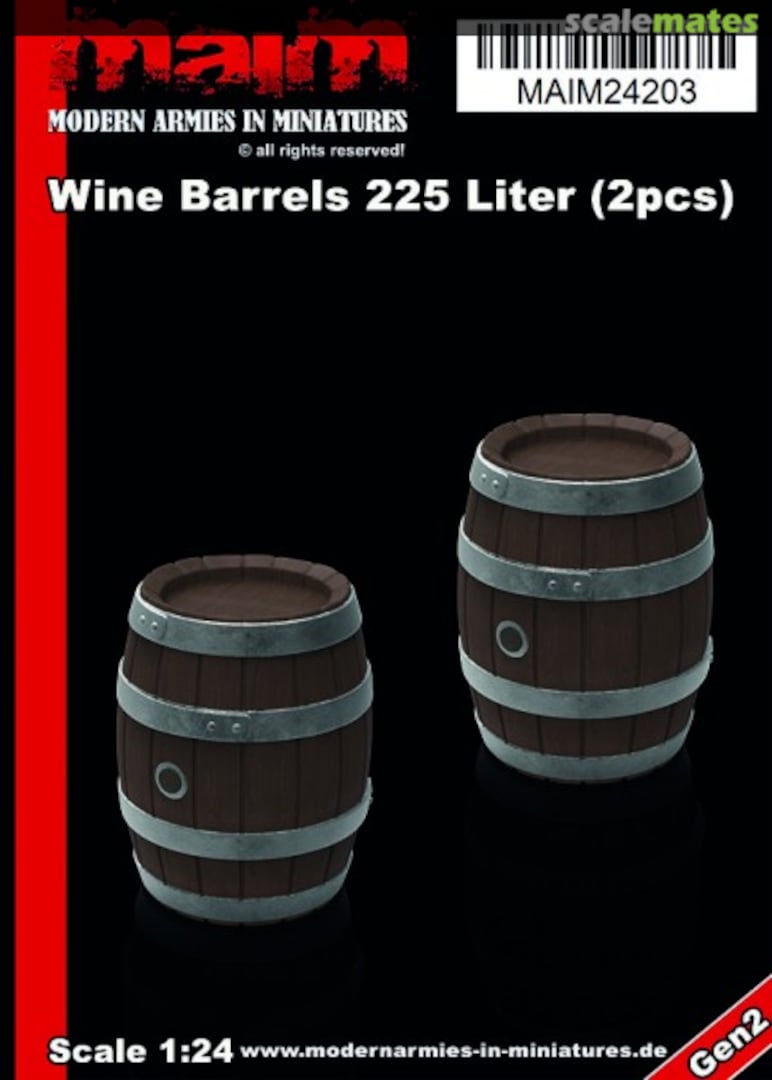 Boxart Wine Barrels 225 Liter (2pcs) MAIM24203 MAiM